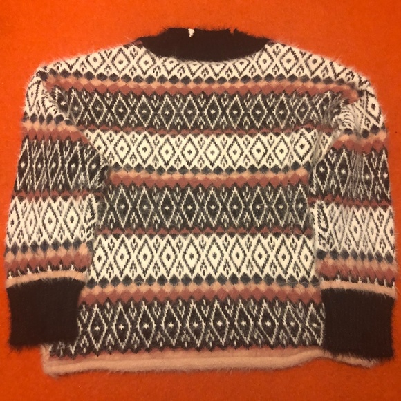 Urban Outfitters Garnet Fair Isle boxy sweater NWT - Picture 10 of 10